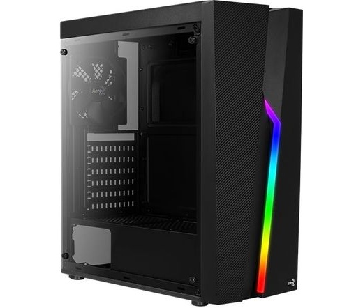 HÁZ  Aerocool Bolt RGB ATX Fekete Akril üveg