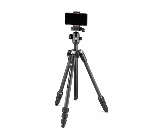 MANFROTTO Element MII állvány mobile BT, CF 4szek. gömbfej, fekete MKELMII4CMB-BH