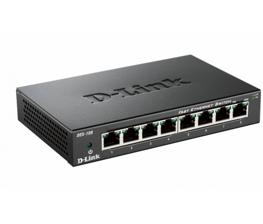 NET D-LINK DES-108 8x100Mbps Switch