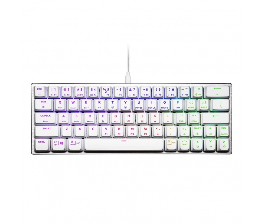 COOLER MASTER SK620 Silver White - BT/USB - Red Switch - US