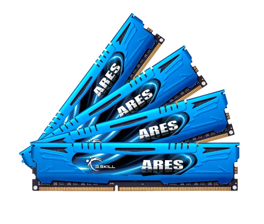 G.SKILL Ares DDR3 2400MHz CL11 16GB Kit4 (4x4GB) Intel XMP Blue