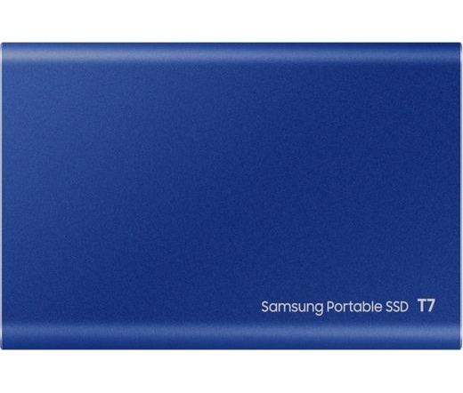 Samsung 500GB USB 3.2 (MU-PC500H/WW) kék ujjlenyomatolvasós T7 Touch külső SSD