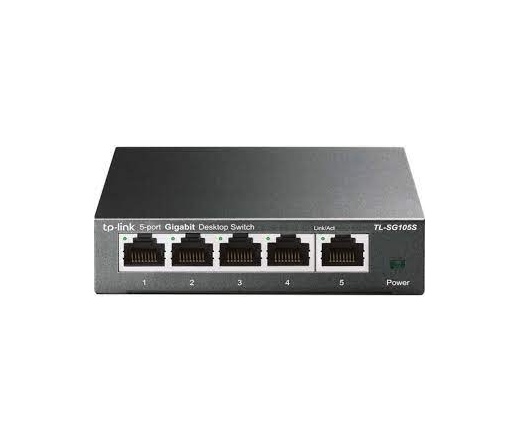 TP-LINK TL-SG105S 5-Port 10/100/1000Mbps Desktop Switch