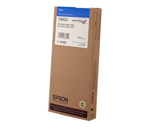 Patron Epson T6922 UltraChrome XD 110 ML Cyan