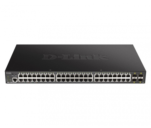 NET D-LINK DGS-1250-52X 52-Port 10-Gigabit Smart Managed PoE