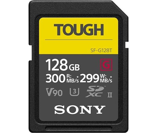 SONY SDXC 128GB Tough UHS-II CL10 U3 V90 300MB/S (SFG1TG)