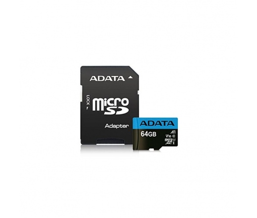 Card MICRO SDXC Adata 64GB UHS-I CL10 A1 Premier + Adapter