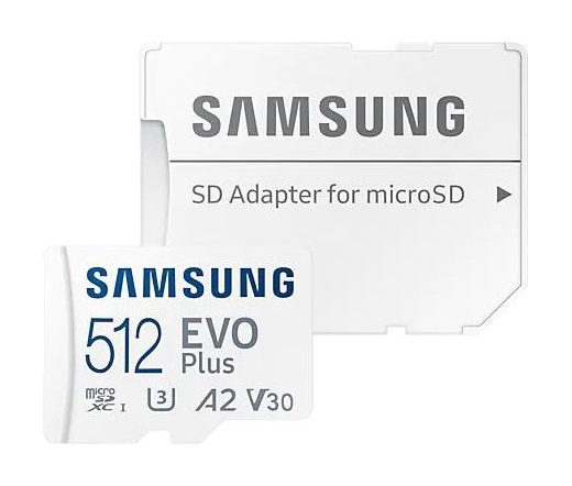 SAMSUNG EVO Plus 2021 microSDXC 512GB + adapter