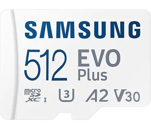 SAMSUNG EVO Plus 2021 microSDXC 512GB + adapter