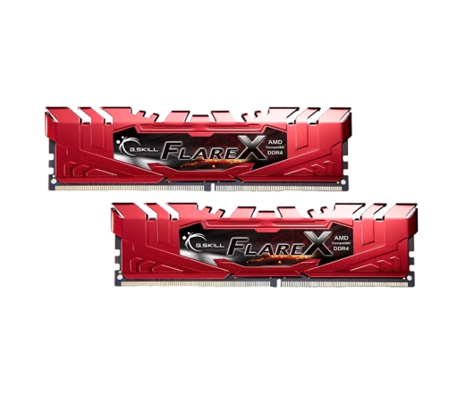 G.SKILL Flare X DDR4 2400MHz CL15 32GB Kit4 (4x8GB) AMD Red