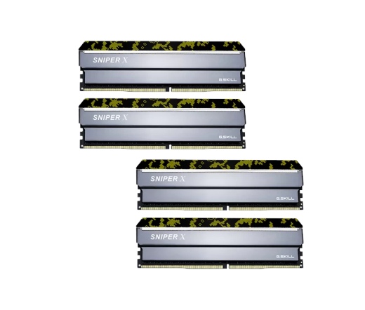 G.SKILL Sniper X DDR4 3000MHz CL16 64GB Kit4 (4x16GB) Intel XMP Digital Camo