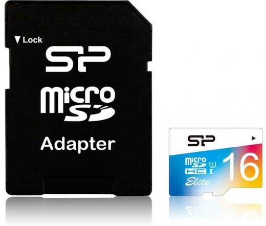 Card MICRO SDHC Silicon Power 16GB UHS-I Elite 1 Adapter (40MB/s | 15MB/s) CL10