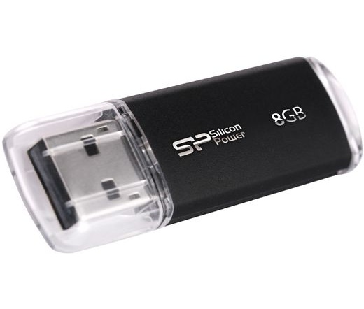 Pendrive 8GB Silicon Power Ultima II-I Black USB2.0