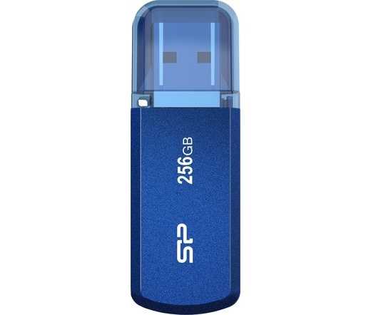 Silicon Power  Helios - 202 256GB  Data transfers up to 5 Gbps, Aluminum casing, Blue SP256GBUF3202V1B