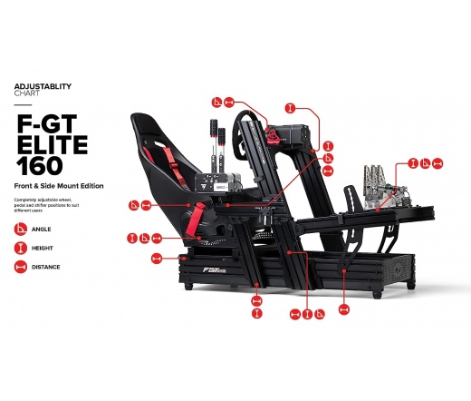 NEXT LEVEL RACING F-GT Elite 160 Front und Side Mount Edition