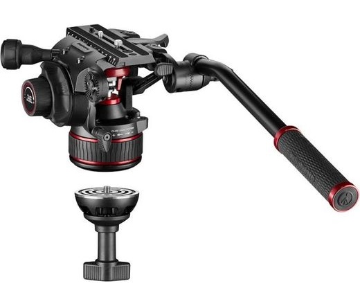 MANFROTTO Nitrotech 608 video fej + 536 magas CF állvány, szimpla láb MVK608CTALL