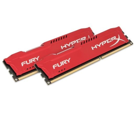 DDR3 8GB 1600MHz Kingston HyperX Fury Red CL10 KIT2