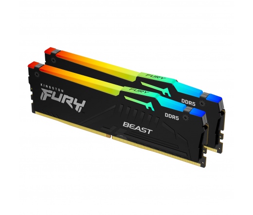 KINGSTON Fury Beast RGB DDR5 5200MHz CL40 16GB Kit2 Intel XMP