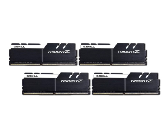 G.SKILL Trident Z DDR4 3600MHz CL17 64GB Kit4 (4x16GB) Intel XMP Black/White