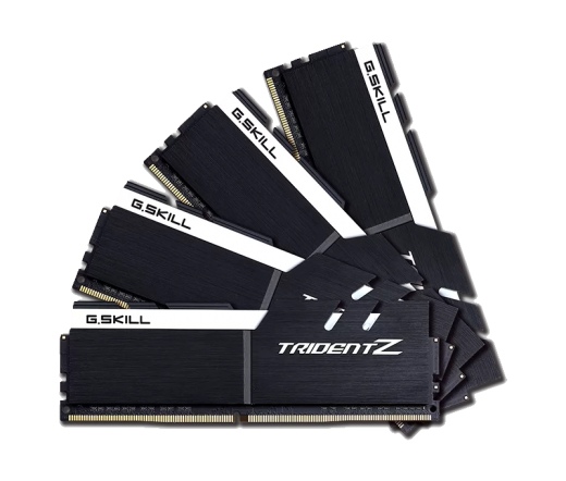 G.SKILL Trident Z DDR4 3200MHz CL16 32GB Kit4 (4x8GB) Intel XMP Black/White