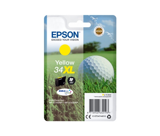 Patron Epson 34XL (T3474) Yellow