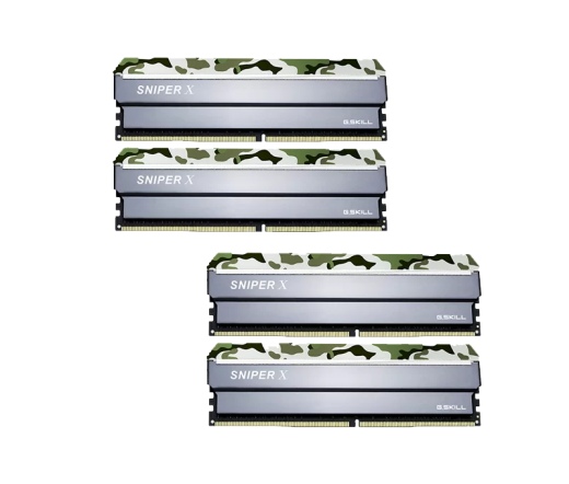 G.SKILL Sniper X DDR4 2400MHz CL17 32GB Kit4 (4x8GB) Intel XMP Classic Camo