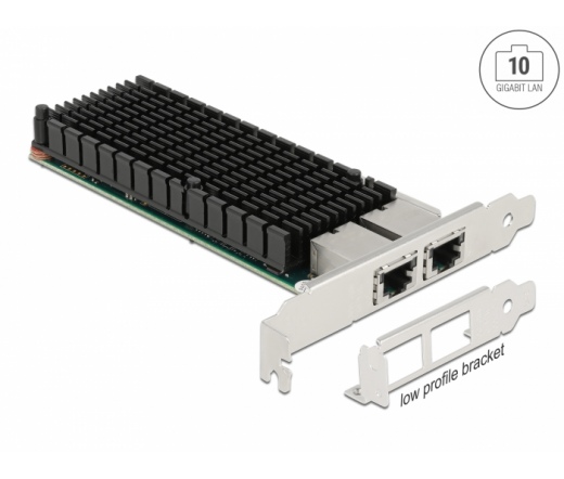 DELOCK PCI Express x8 Card 2 x RJ45 10 Gigabit LAN X540