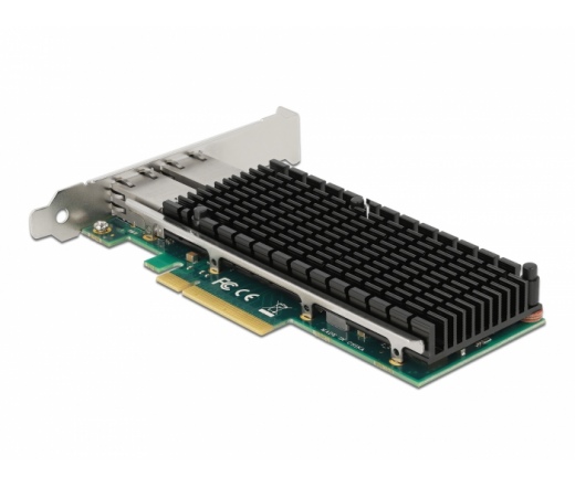 DELOCK PCI Express x8 Card 2 x RJ45 10 Gigabit LAN X540