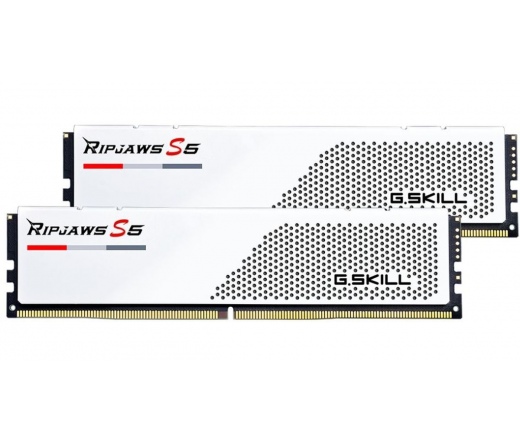 G.SKILL Ripjaws S5 DDR5 5600MHz CL36 32GB Kit2 (2x16GB) Intel XMP White