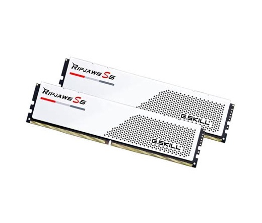 G.SKILL Ripjaws S5 DDR5 5600MHz CL36 32GB Kit2 (2x16GB) Intel XMP White