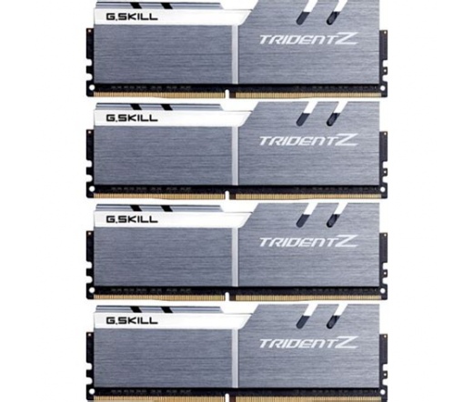 G.SKILL Trident Z DDR4 3200MHz CL15 32GB Kit4 (4x8GB) Intel XMP Silver/White