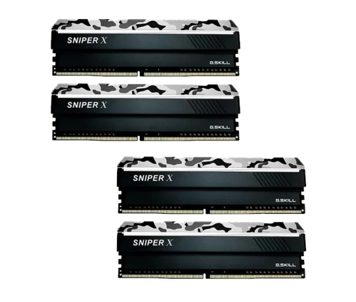 G.SKILL Sniper X DDR4 3000MHz CL16 32GB Kit4 (4x8GB) Intel XMP Urban Camo