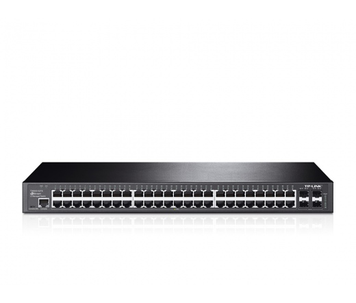 NET TP-LiINK T2600G-52TS JetStream 48-Port Gigabit L2 Managed Switch with 4 SFP Slots