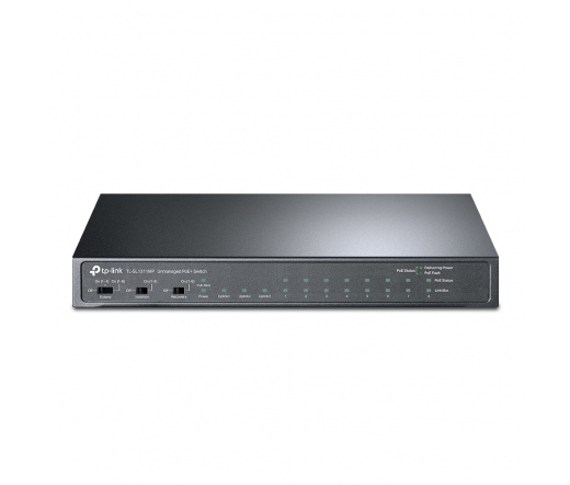 TP-LINK TL-SL1311MP 8-Port 10/100Mbps + 3-Port Gigabit Desktop Switch with 8-Port PoE+