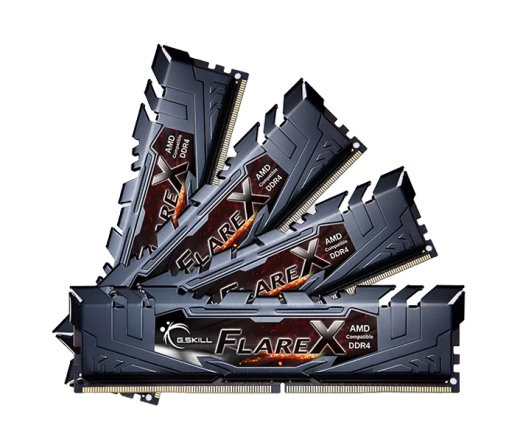 G.SKILL Flare X DDR4 3200MHz CL16 32GB Kit4 (4x8GB) AMD Black