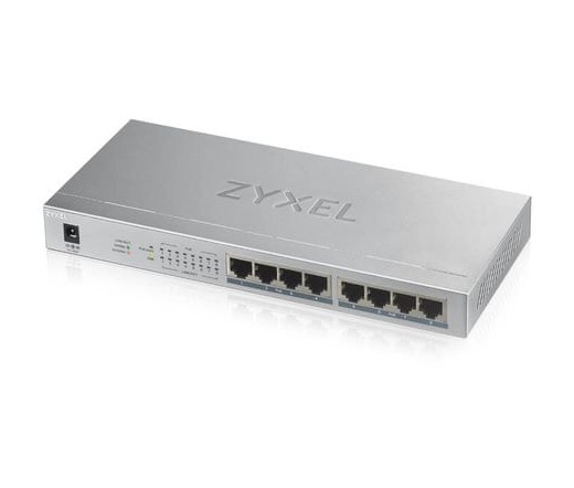 NET ZYXEL SWITCH  8X GS1008 POE+