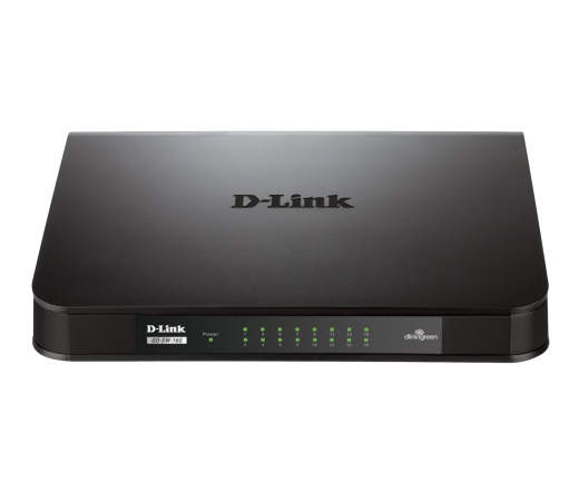 NET D-LINK GO-SW-16G/E asztali Gigabit switch