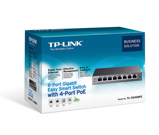 NET TP-LINK TL-SG108PE 8Port Gigabit Switch with POE