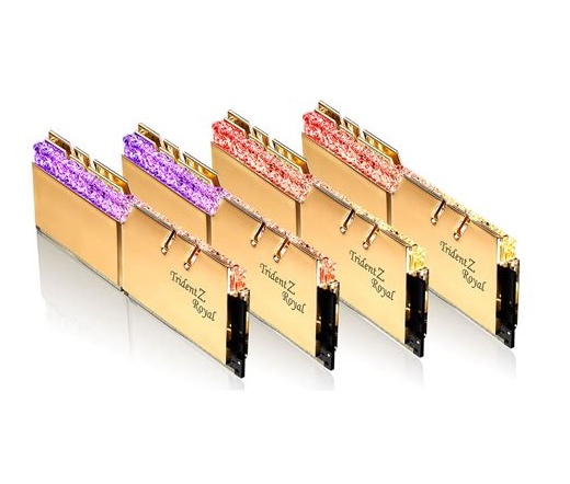 G.SKILL Trident Z Royal DDR4 3200MHz CL16 128GB Kit4 (4x32GB) Intel XMP Gold