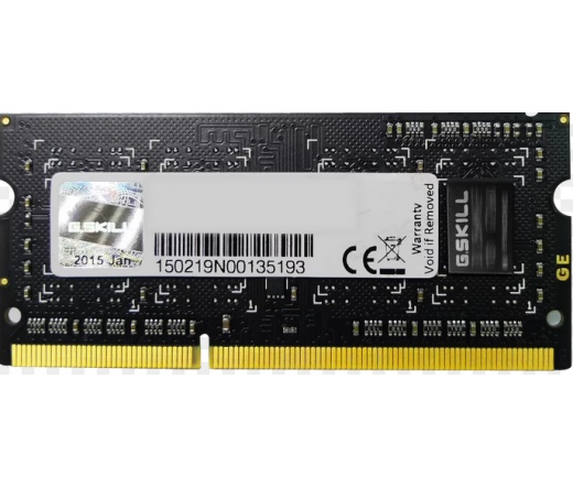 G.SKILL Standard DDR3 SO-DIMM 1333MHz CL9 8GB Black