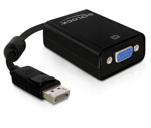 DELOCK Adapter Displayport male -> VGA 15pin female (61848)