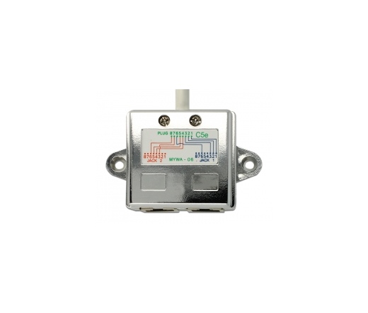 DELOCK RJ45 Port Doubler 1 RJ45 plug -> 2 RJ45 jacks (1x Ethernet, 1x ISDN)