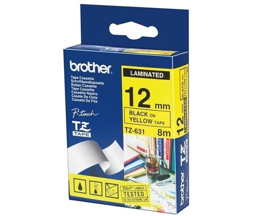 BROTHER P-touch TZe-631 laminált szalag (8m)