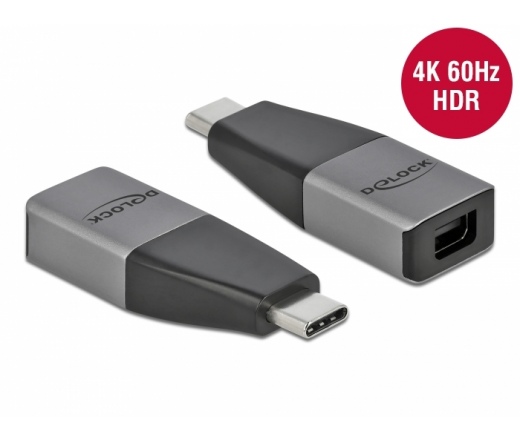 DELOCK USB Type-C - mini DisplayPort (DP Alt Mode) 4K 60Hz kompakt adapter