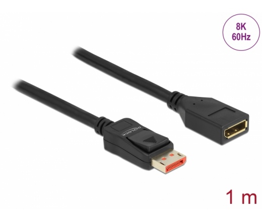 DELOCK DisplayPort hosszabbító 1.4 8K 60Hz 1m