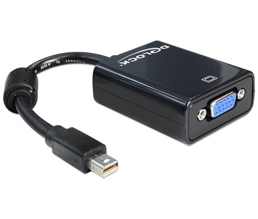 DELOCK Adapter mini DisplayPort male -> VGA female fekete (65256)