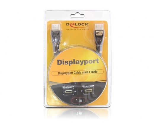 DELOCK Cable Displayport male -> male 5m PREMIUM (82773)