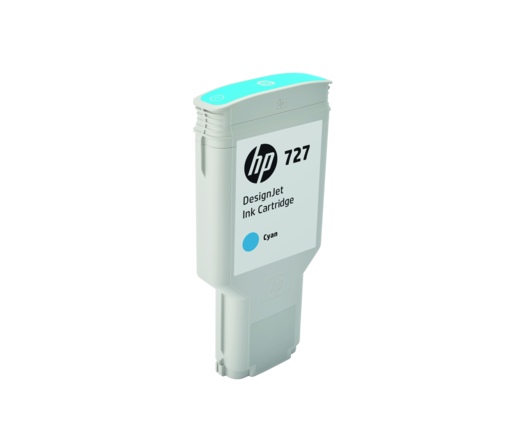 HP Tintapatron DesignJet T930/T1530/T2530 nyomtatókhoz, No. 727 kék, 300ml (F9J76A)