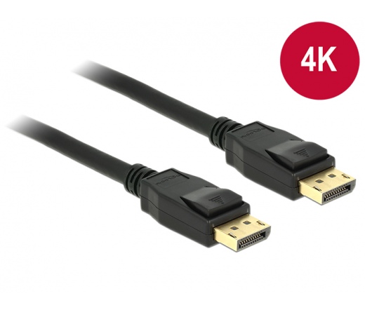 DELOCK Cable Displayport 1.2 dugó > Displayport dugó 4K 1 m (83805)