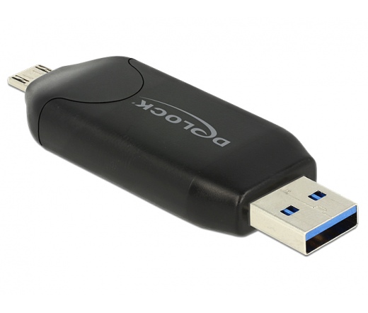 CARD READER DELOCK Micro USB OTG-kártyaolvasó + USB 3.0 A-csatlakozódugó